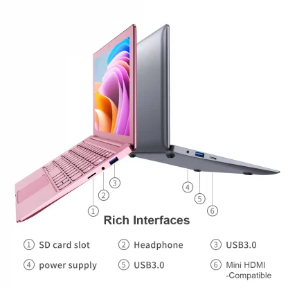 TOPOSH 10.1 Inch Quad Core Mini Laptop - 8GB RAM, 512GB SSD, Celeron N4120 Notebook for Portable Computing Product Image #19124 With The Dimensions of 1000 Width x 1000 Height Pixels. The Product Is Located In The Category Names Computer & Office → Laptops