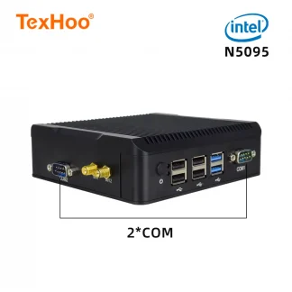TexHoo Mini PC - Intel N5095 CPU, Windows 11 Pro, SSD NVMe, ITX Portable Desktops with 2COM, WiFi, Bluetooth; NUC Server for Powerful Performance Product Image #12342 With The Dimensions of  Width x  Height Pixels. The Product Is Located In The Category Names Computer & Office → Mini PC