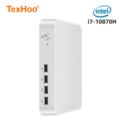 TexHoo Mini PC Gaming Computer - Ryzen 7 5700U, Intel Core i7 10870H CPU, Windows 11, ITX DDR4 NVMe Product Image #18218 With The Dimensions of 800 Width x 800 Height Pixels. The Product Is Located In The Category Names Computer & Office → Mini PC