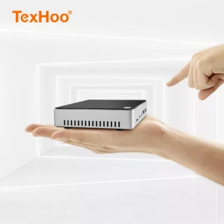 TexHoo Mini PC - Intel Quad Z3735F Processor, Windows 10 Pro, Fanless Pocket Computer Terminal, Industrial HTPC with SSD and WiFi Product Image #12378 With The Dimensions of  Width x  Height Pixels. The Product Is Located In The Category Names Computer & Office → Mini PC