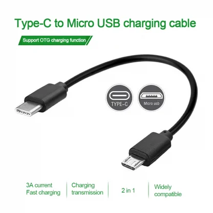 Type C USB-C to Micro USB Male Sync Charge OTG Cable Adapter for Huawei Xiaomi Samsung Smartphones Product Image #19350 With The Dimensions of 1001 Width x 1001 Height Pixels. The Product Is Located In The Category Names Computer & Office → Computer Cables & Connectors