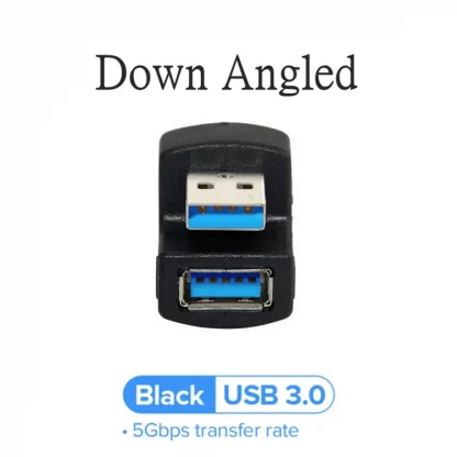 180° Angled U-Shape USB Adapter, 5Gbps USB 3.0/2.0 TYPE-C Male to Female Extension Connector, 10Gbps Transfer Speed Product Image #23694 With The Dimensions of 750 Width x 750 Height Pixels. The Product Is Located In The Category Names Computer & Office → Computer Cables & Connectors