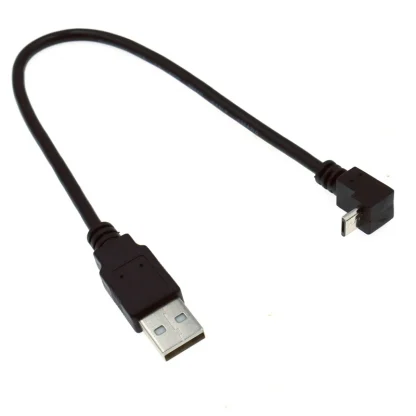90-Degree Micro USB Male to USB Male Data Charging Cable for Mobile Phone, Tablet, and Driving Recorder - Available in 0.3m-5m Lengths Product Image #19505 With The Dimensions of 800 Width x 800 Height Pixels. The Product Is Located In The Category Names Computer & Office → Computer Cables & Connectors