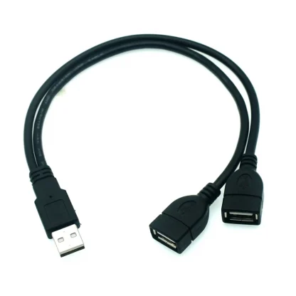 USB 2.0 A Male to Dual USB Female Y Splitter Hub Adapter - Charging Power Extension Cable, 30CM Product Image #21749 With The Dimensions of 800 Width x 800 Height Pixels. The Product Is Located In The Category Names Computer & Office → Computer Cables & Connectors