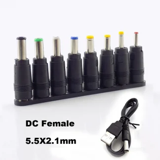 USB 2.0 Type A Male to DC Power Adapter Charger - 5.5X2.1mm Jack Plug for PC Notebook Laptop Product Image #6598 With The Dimensions of  Width x  Height Pixels. The Product Is Located In The Category Names Computer & Office → Device Cleaners