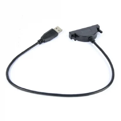 USB 2.0 to Mini SATA II Adapter Converter Cable for Laptop CD/DVD ROM Slimline Drive - 7+6 13Pin Product Image #11665 With The Dimensions of 1000 Width x 1000 Height Pixels. The Product Is Located In The Category Names Computer & Office → Computer Cables & Connectors