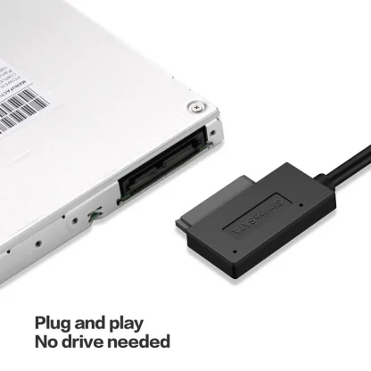 USB 3.0 to SATA II 7+6 Adapter for Laptop CD/DVD Slimline Drive - 13 Pin SATA II Cable Included Product Image #8348 With The Dimensions of 800 Width x 800 Height Pixels. The Product Is Located In The Category Names Computer & Office → Computer Cables & Connectors