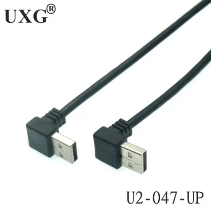 USB A Male to Male 90° Angle Adapter Extension Cable - USB2.0, 25cm Product Image #11238 With The Dimensions of 800 Width x 800 Height Pixels. The Product Is Located In The Category Names Computer & Office → Computer Cables & Connectors