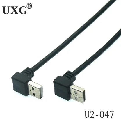 USB A Male to Male 90° Angle Adapter Extension Cable - USB2.0, 25cm Product Image #11239 With The Dimensions of 800 Width x 800 Height Pixels. The Product Is Located In The Category Names Computer & Office → Computer Cables & Connectors