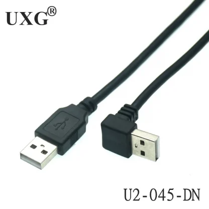 USB A Male to Male 90° Angle Adapter Extension Cable - USB2.0, 25cm Product Image #11241 With The Dimensions of 800 Width x 800 Height Pixels. The Product Is Located In The Category Names Computer & Office → Computer Cables & Connectors