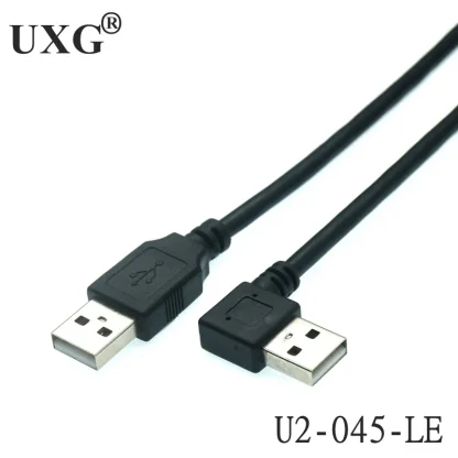 USB A Male to Male 90° Angle Adapter Extension Cable - USB2.0, 25cm Product Image #11242 With The Dimensions of 800 Width x 800 Height Pixels. The Product Is Located In The Category Names Computer & Office → Computer Cables & Connectors
