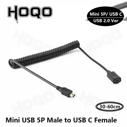 USB C to Mini USB 2.0 Adapter - Type C Female to Mini USB Male Converter for GoPro, MP3 Players, Dash Cam, Digital Camera, GPS Product Image #24110 With The Dimensions of 1001 Width x 1001 Height Pixels. The Product Is Located In The Category Names Computer & Office → Computer Cables & Connectors