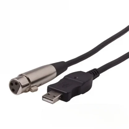 3m USB to XLR Microphone Cable - Audio Cable Adapter for Computer USB Microphones Product Image #18215 With The Dimensions of 500 Width x 500 Height Pixels. The Product Is Located In The Category Names Computer & Office → Computer Cables & Connectors