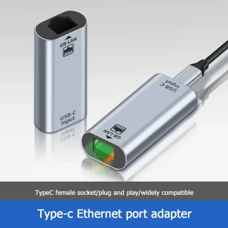 USB-C to Ethernet Adapter - Gigabit Wired LAN Network Card for PC, Laptop, Smartphone Product Image #16190 With The Dimensions of  Width x  Height Pixels. The Product Is Located In The Category Names Computer & Office → Mini PC