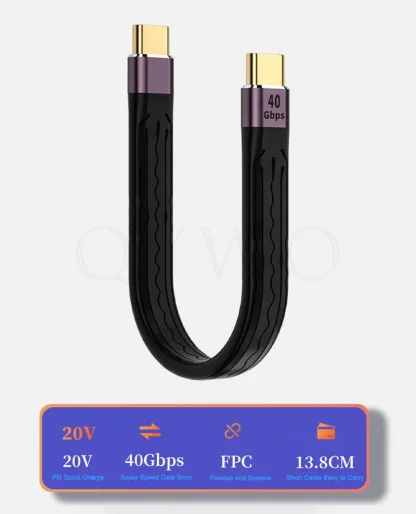 Enhance Your Audio: Type-C to Type-C Cable for USB DAC & Headphone Amplifier – Ideal for Samsung SSD T5 Connection Product Image #14458 With The Dimensions of 800 Width x 989 Height Pixels. The Product Is Located In The Category Names Computer & Office → Computer Cables & Connectors