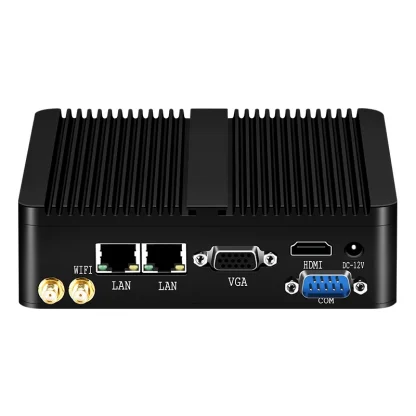 XCY Fanless Mini PC - Intel Celeron J1900 Quad-Cores 2.0GHz, 2x RS232, 2x LAN, Windows 10, Linux Embedded, IoT Industrial Computer Product Image #19939 With The Dimensions of 800 Width x 800 Height Pixels. The Product Is Located In The Category Names Computer & Office → Mini PC