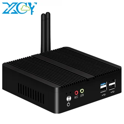 XCY Fanless Mini PC - Intel Celeron J1900 Quad Cores, Gigabit Ethernet, HDMI/VGA Display, WiFi Support, Windows/Linux Compatibility Product Image #14385 With The Dimensions of 1000 Width x 1000 Height Pixels. The Product Is Located In The Category Names Computer & Office → Mini PC