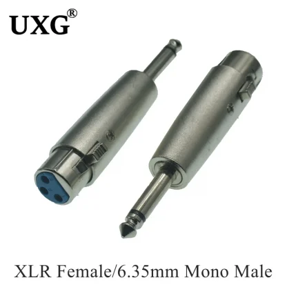 XLR 3-Pin Male/Female to RCA 6.35mm & 3.5mm Audio Mic Adapter Connectors Product Image #21901 With The Dimensions of 800 Width x 800 Height Pixels. The Product Is Located In The Category Names Computer & Office → Computer Cables & Connectors