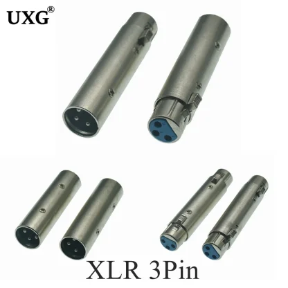 XLR 3-Pin Male/Female to RCA 6.35mm & 3.5mm Audio Mic Adapter Connectors Product Image #21903 With The Dimensions of 800 Width x 800 Height Pixels. The Product Is Located In The Category Names Computer & Office → Computer Cables & Connectors