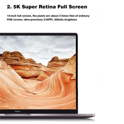 Xiaomi RedmiBook Pro 14 - Intel MX450, i5-11320H/i7-11390H, 16GB DDR4, 512GB PCIe SSD, Global Version, Win10 Notebook PC. Product Image #9038 With The Dimensions of 800 Width x 800 Height Pixels. The Product Is Located In The Category Names Computer & Office → Laptops