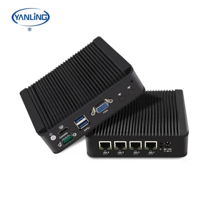 Yanling J4125 Quad Core Fanless Mini PC with 4 Intel I226 2.5G Lan Ports - Compact Firewall Router Appliance Product Image #24384 With The Dimensions of 800 Width x 800 Height Pixels. The Product Is Located In The Category Names Computer & Office → Mini PC