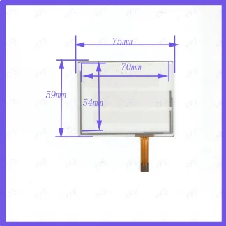 ZhiYuSun KDT-2705 75 59mm 5-Line Resistive Touch Screen Display Product Image #33417 With The Dimensions of  Width x  Height Pixels. The Product Is Located In The Category Names Computer & Office → Industrial Computer & Accessories
