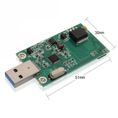 mSATA SSD to USB 3.0 Adapter - Portable Flash External Hard Drive Converter for 50mm PCIe Solid State Drives Product Image #8255 With The Dimensions of 1000 Width x 1000 Height Pixels. The Product Is Located In The Category Names Computer & Office → Computer Cables & Connectors