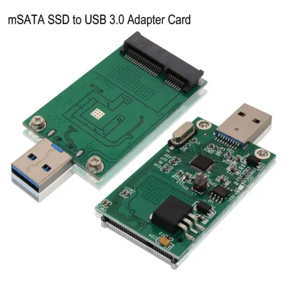 mSATA SSD to USB 3.0 Adapter - Portable Flash External Hard Drive Converter for 50mm PCIe Solid State Drives Product Image #8256 With The Dimensions of 1000 Width x 1000 Height Pixels. The Product Is Located In The Category Names Computer & Office → Computer Cables & Connectors