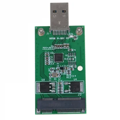 mSATA SSD to USB 3.0 Adapter - Portable Flash External Hard Drive Converter for 50mm PCIe Solid State Drives Product Image #8258 With The Dimensions of 1000 Width x 1000 Height Pixels. The Product Is Located In The Category Names Computer & Office → Computer Cables & Connectors