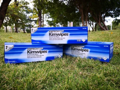 Kimwipes Lens Cleaning Wipers, 30x30cm, Two-Layer Dust-Free Industrial Lens Paper, 1 Box Product Image #5299 With The Dimensions of 2560 Width x 1920 Height Pixels. The Product Is Located In The Category Names Computer & Office → Device Cleaners